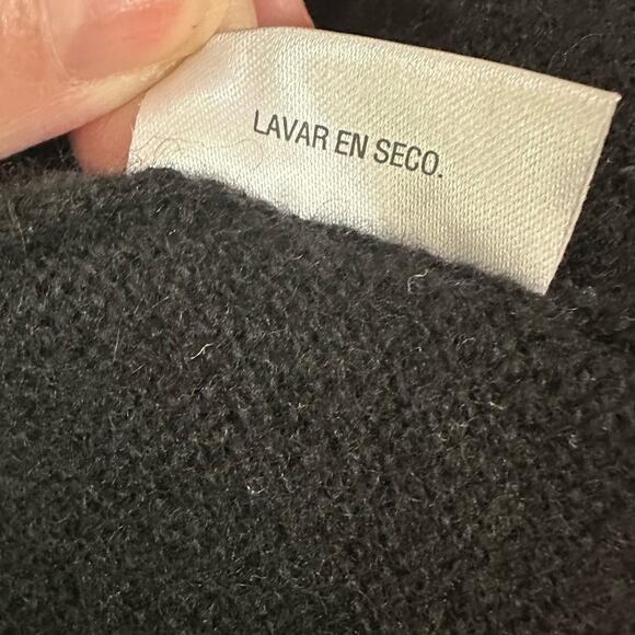 Charter Club 100% Cashmere Sequined Open Front Knit Cardigan Sweater Black SMALL - Picture 8 of 11